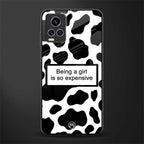 expensive girl glass case for vivo v20 pro image
