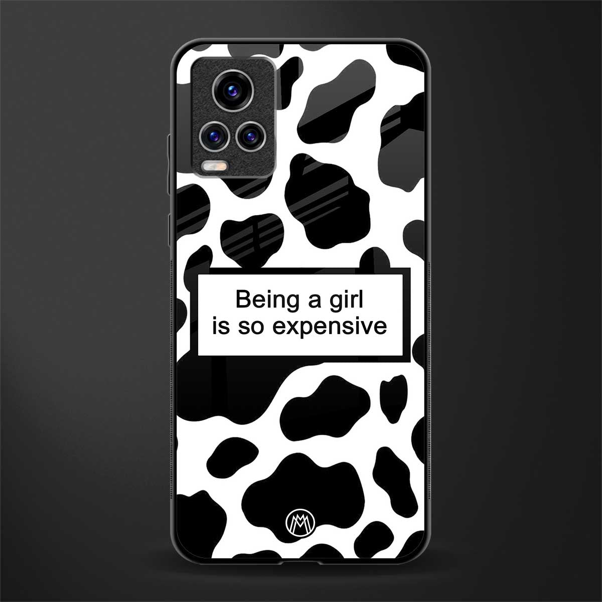 expensive girl glass case for vivo v20 pro image