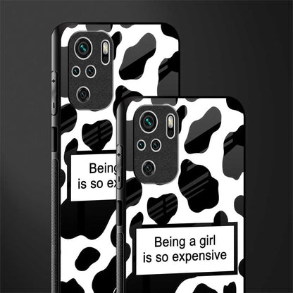 expensive girl glass case for redmi note 10 image-2