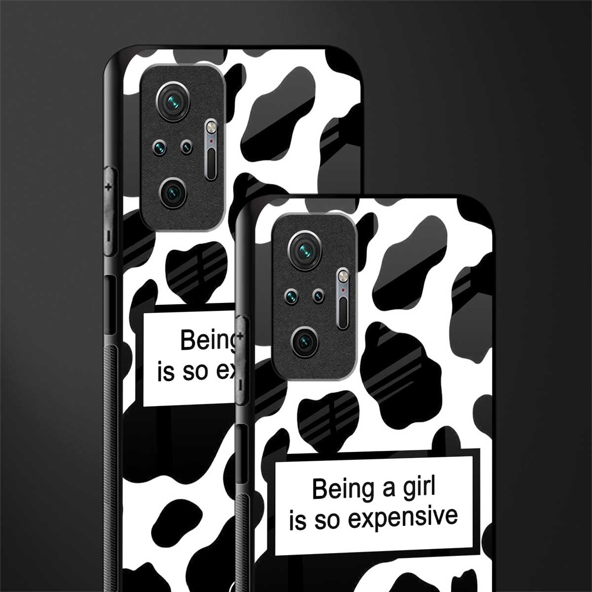 expensive girl glass case for redmi note 10 pro image-2