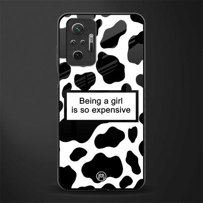 expensive girl glass case for redmi note 10 pro image