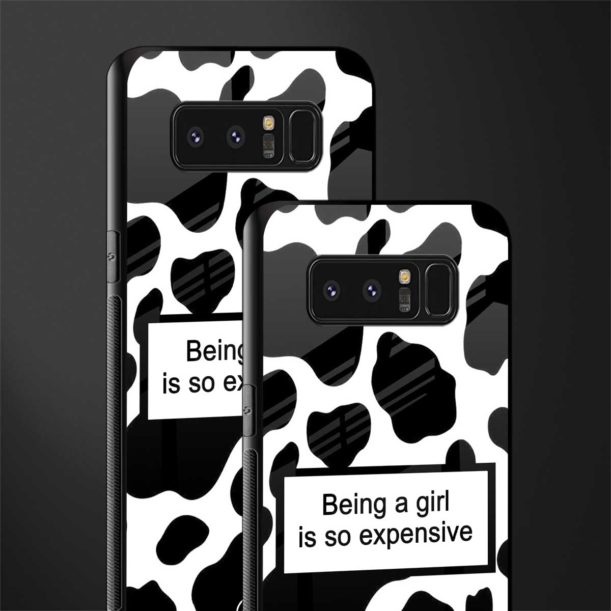 expensive girl glass case for samsung galaxy note 8 image-2