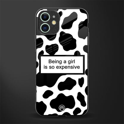 expensive girl glass case for iphone 11 image