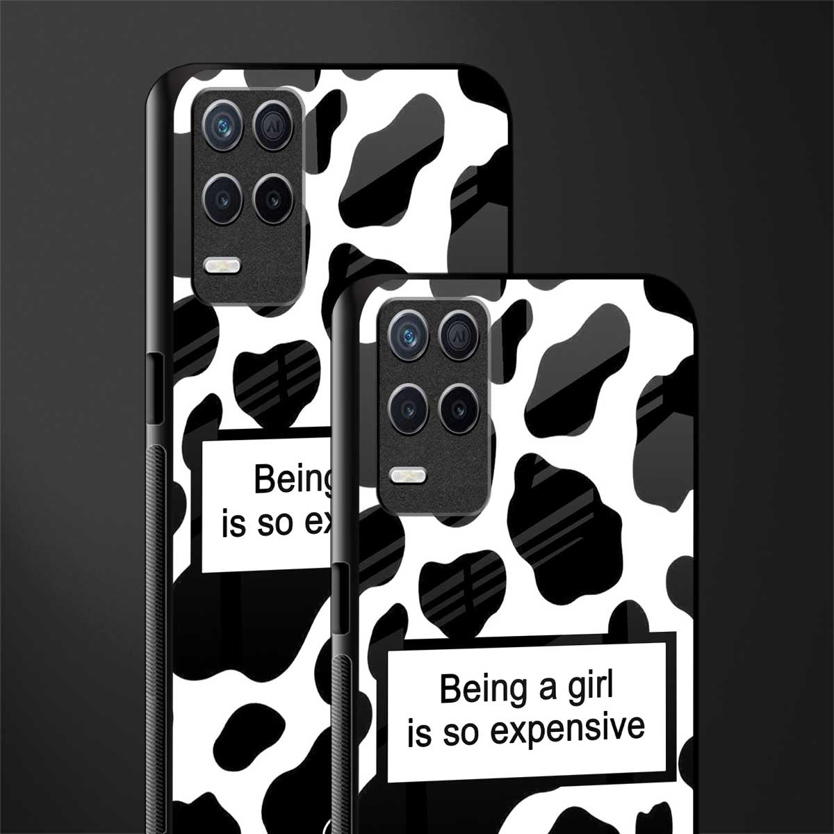 expensive girl glass case for realme 8 5g image-2
