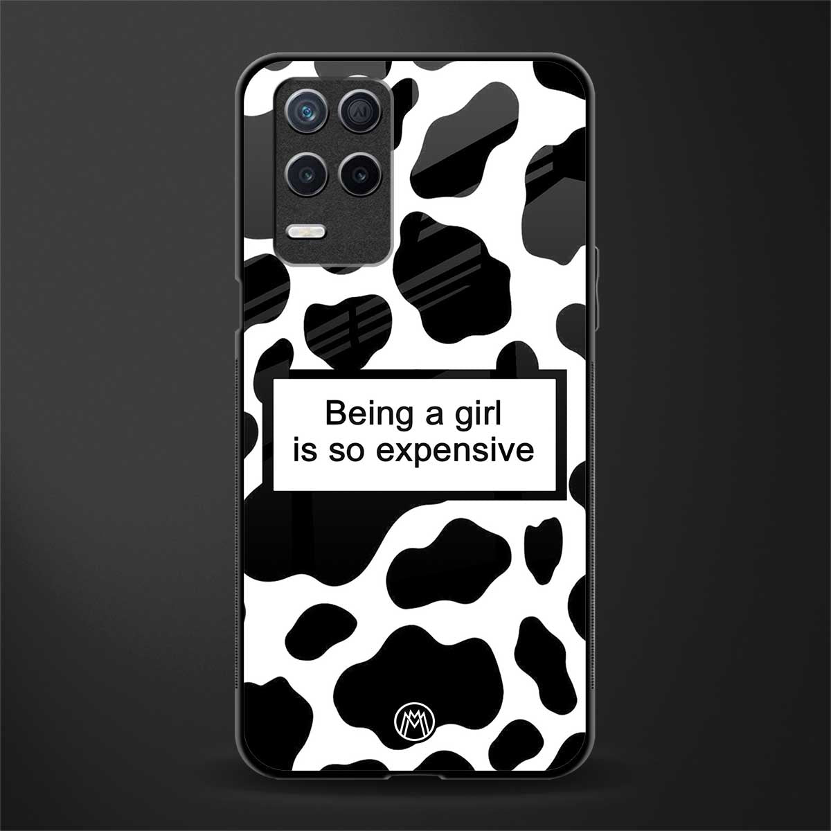 expensive girl glass case for realme 8 5g image