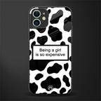 expensive girl glass case for iphone 12 image