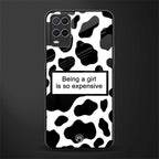 expensive girl glass case for oppo a54 image