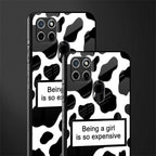 expensive girl glass case for realme c21 image-2