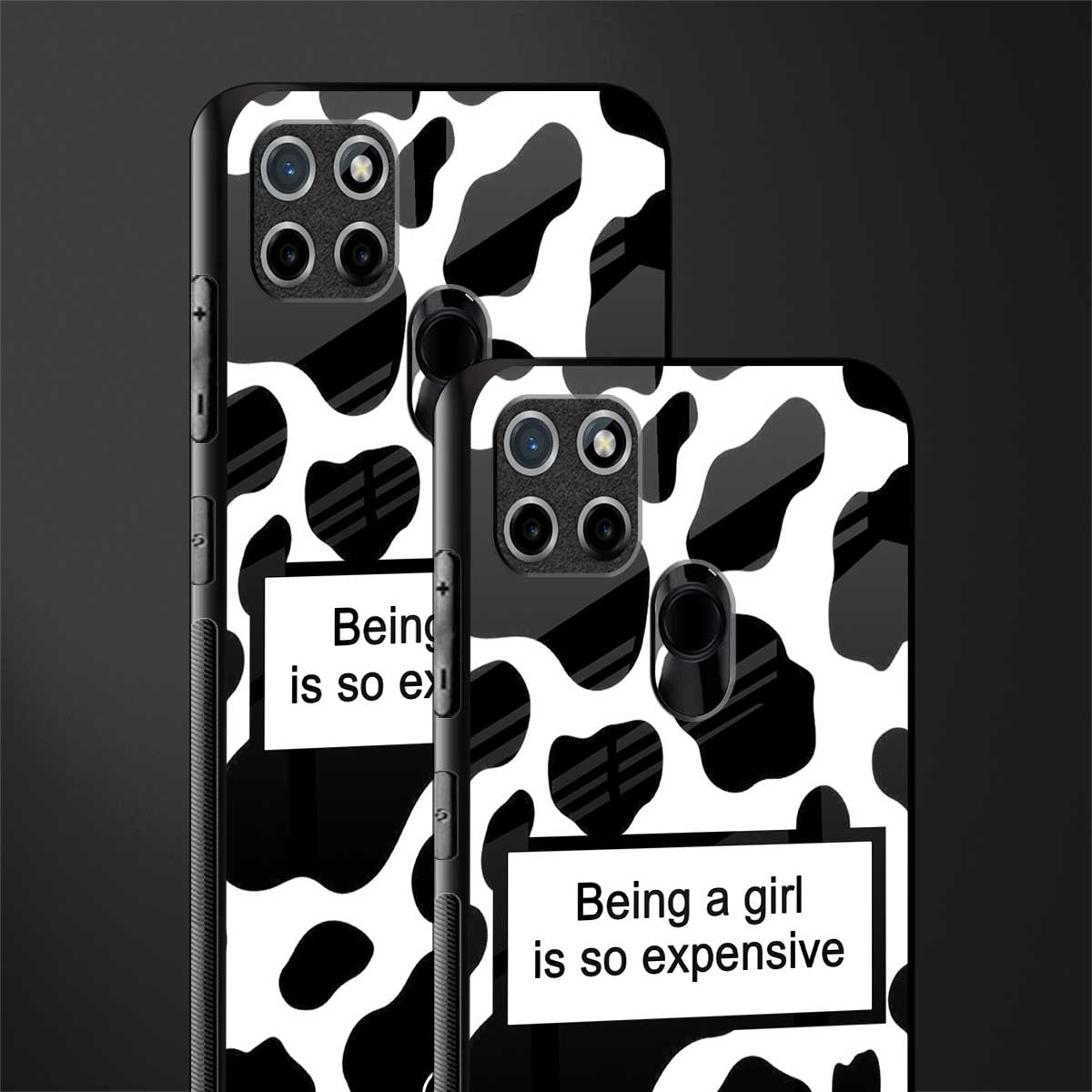 expensive girl glass case for realme c21 image-2