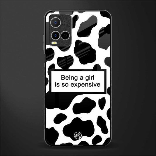 expensive girl glass case for vivo y33s vivo y33t image
