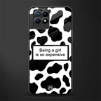 expensive girl glass case for realme 8i image