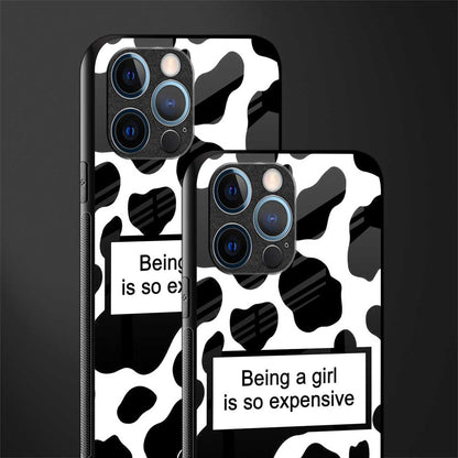 expensive girl glass case for iphone 12 pro image-2