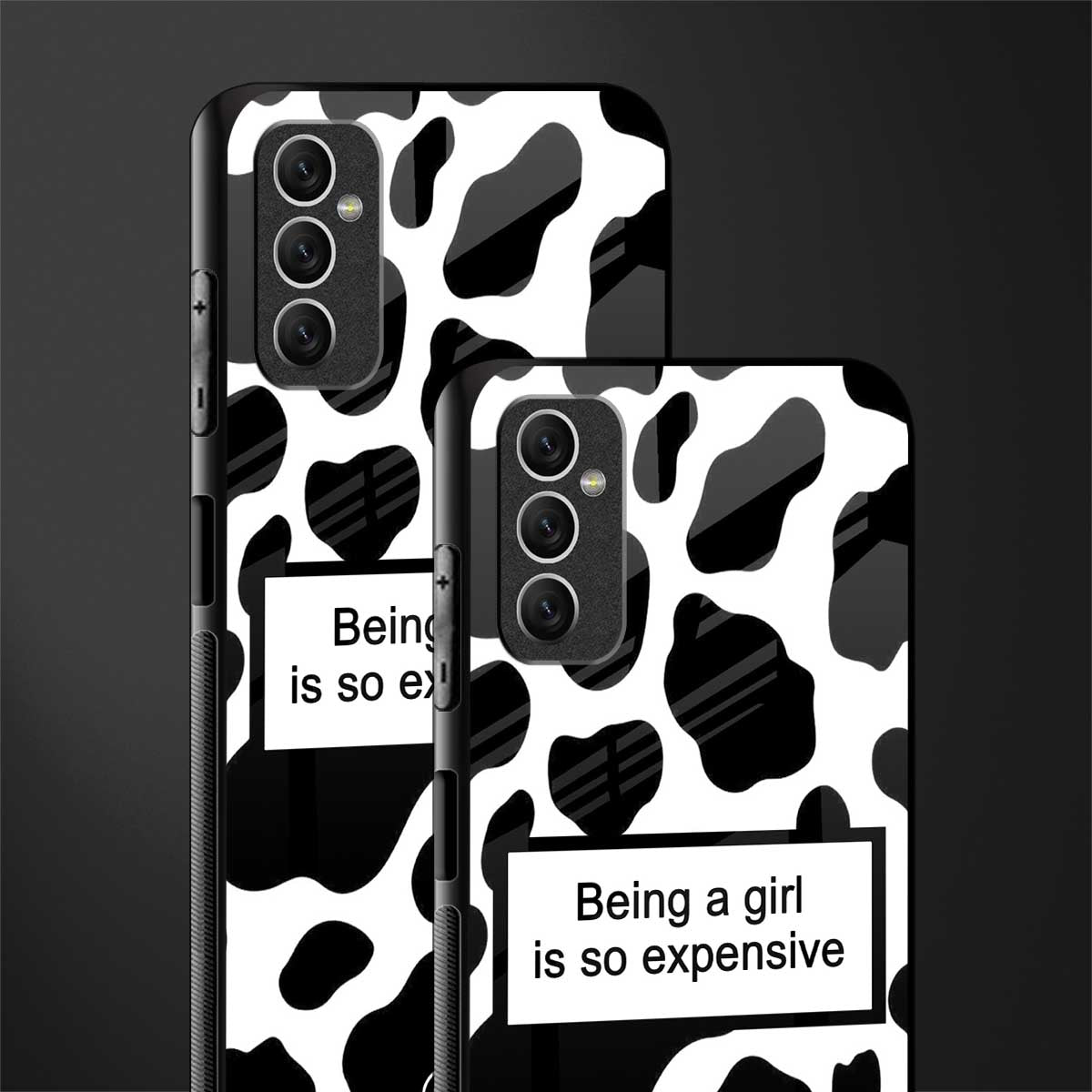 expensive girl glass case for samsung galaxy m52 5g image-2