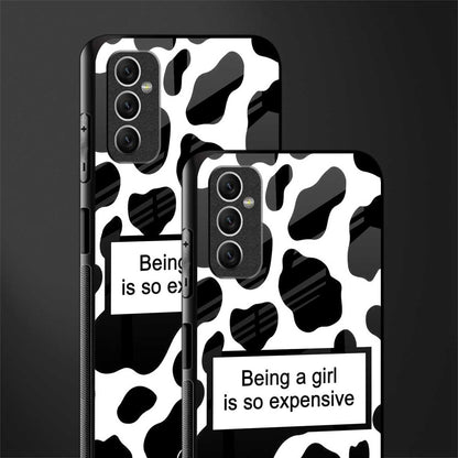 expensive girl glass case for samsung galaxy m52 5g image-2