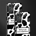 expensive girl glass case for redmi 10 prime image-2