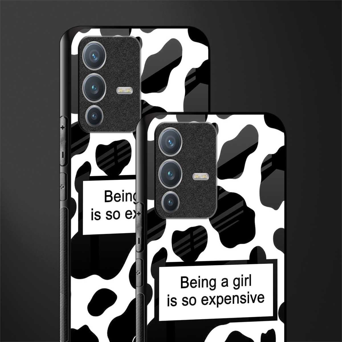 expensive girl glass case for vivo v23 pro 5g image-2