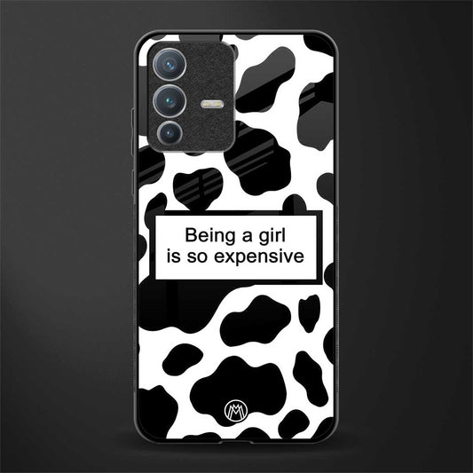 expensive girl glass case for vivo v23 pro 5g image