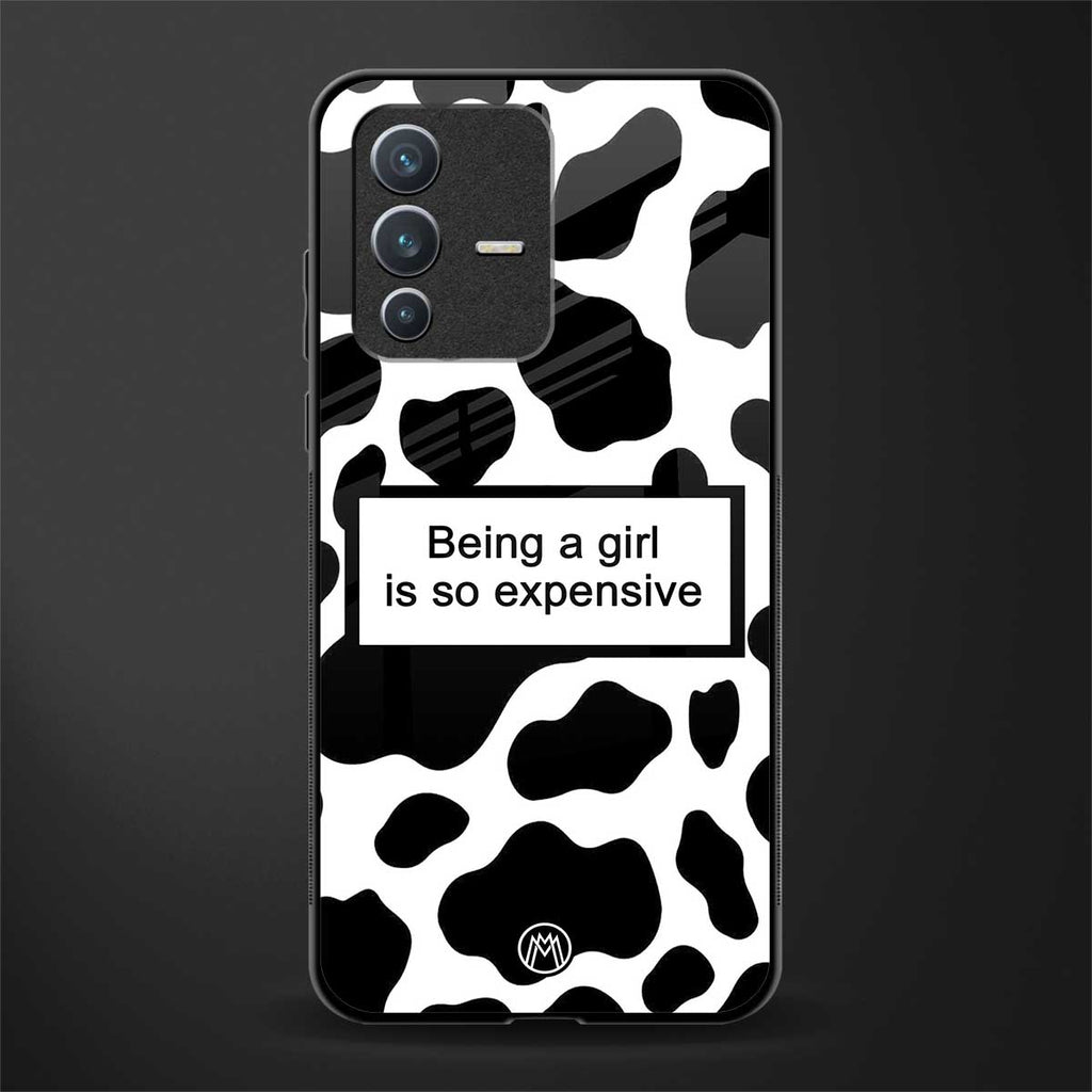 expensive girl glass case for vivo v23 5g image