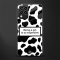 expensive girl back phone cover | glass case for samsung galaxy m33 5g
