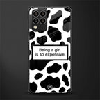 expensive girl back phone cover | glass case for samsung galaxy m33 5g