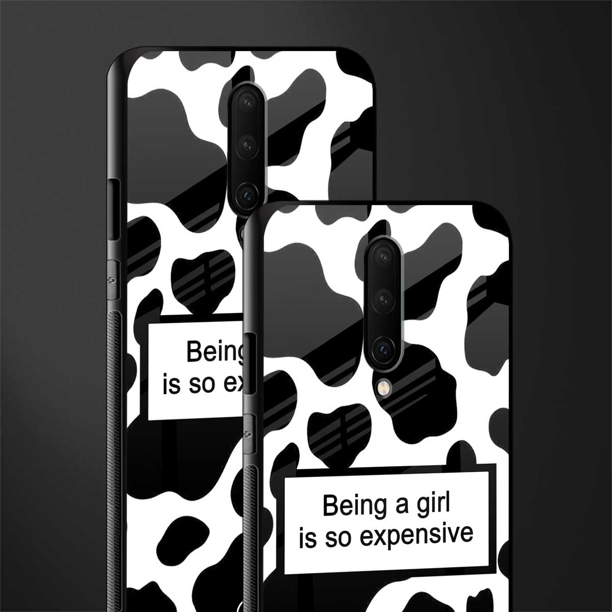 expensive girl glass case for oneplus 7 pro image-2