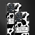 expensive girl back phone cover | glass case for oneplus nord ce 2 lite 5g