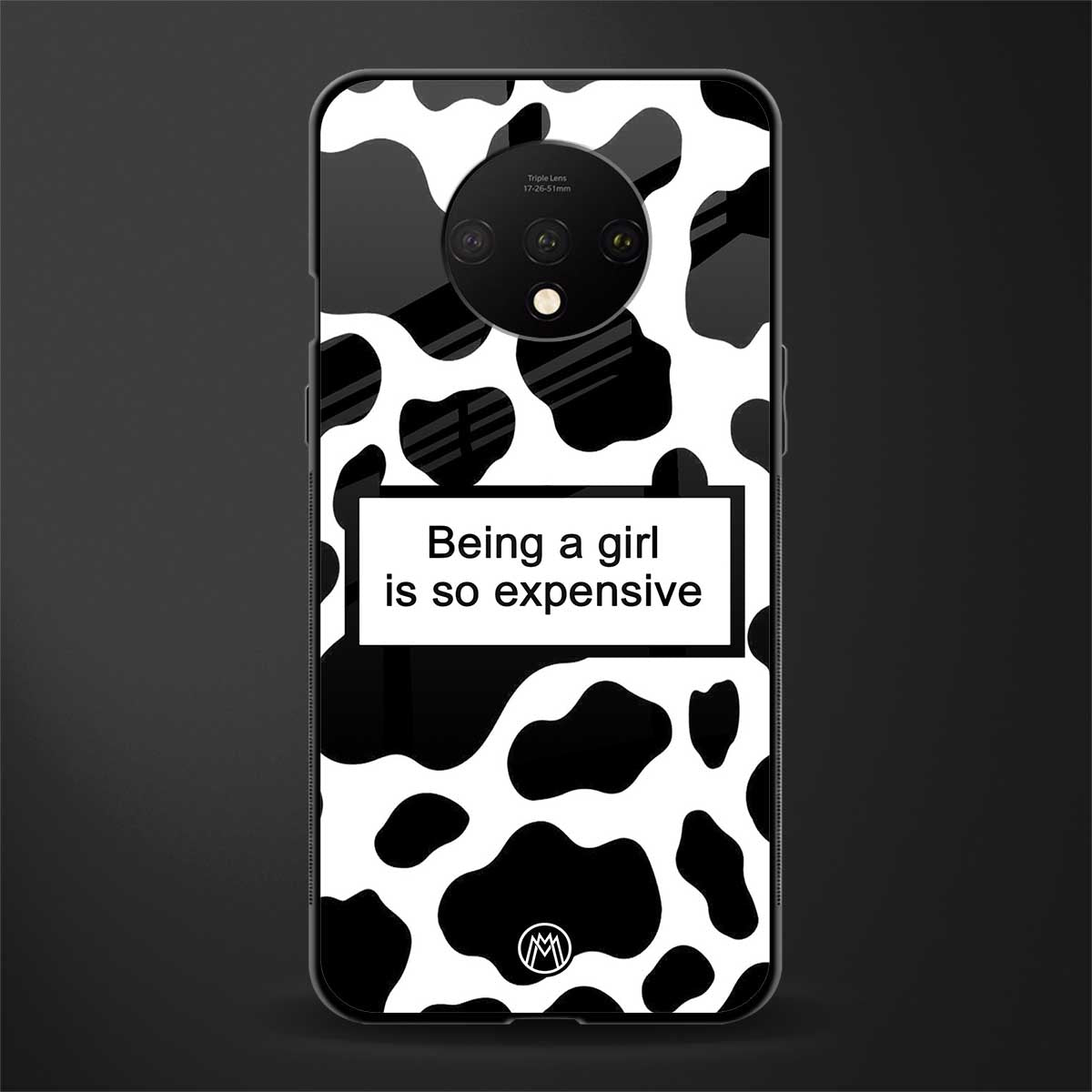 expensive girl glass case for oneplus 7t image