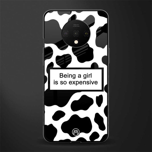 expensive girl glass case for oneplus 7t image