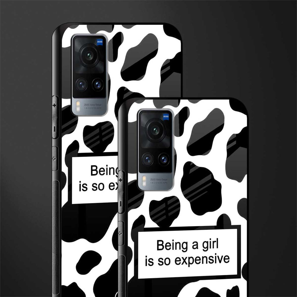 expensive girl glass case for vivo x60 image-2
