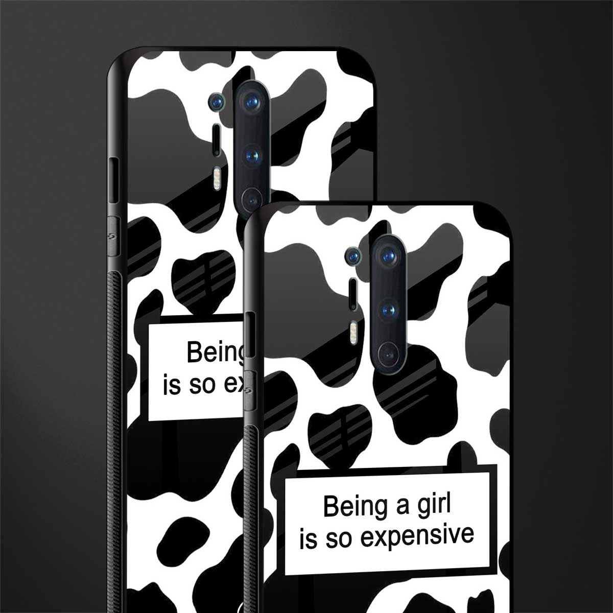 expensive girl glass case for oneplus 8 pro image-2