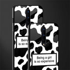 expensive girl glass case for oneplus 8 image-2
