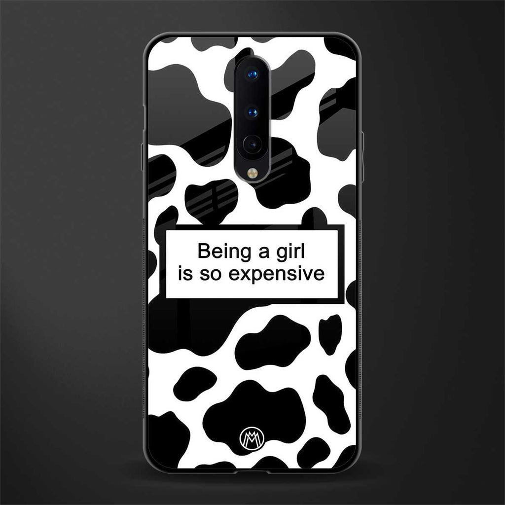 expensive girl glass case for oneplus 8 image