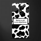 expensive girl glass case for oneplus 6 image