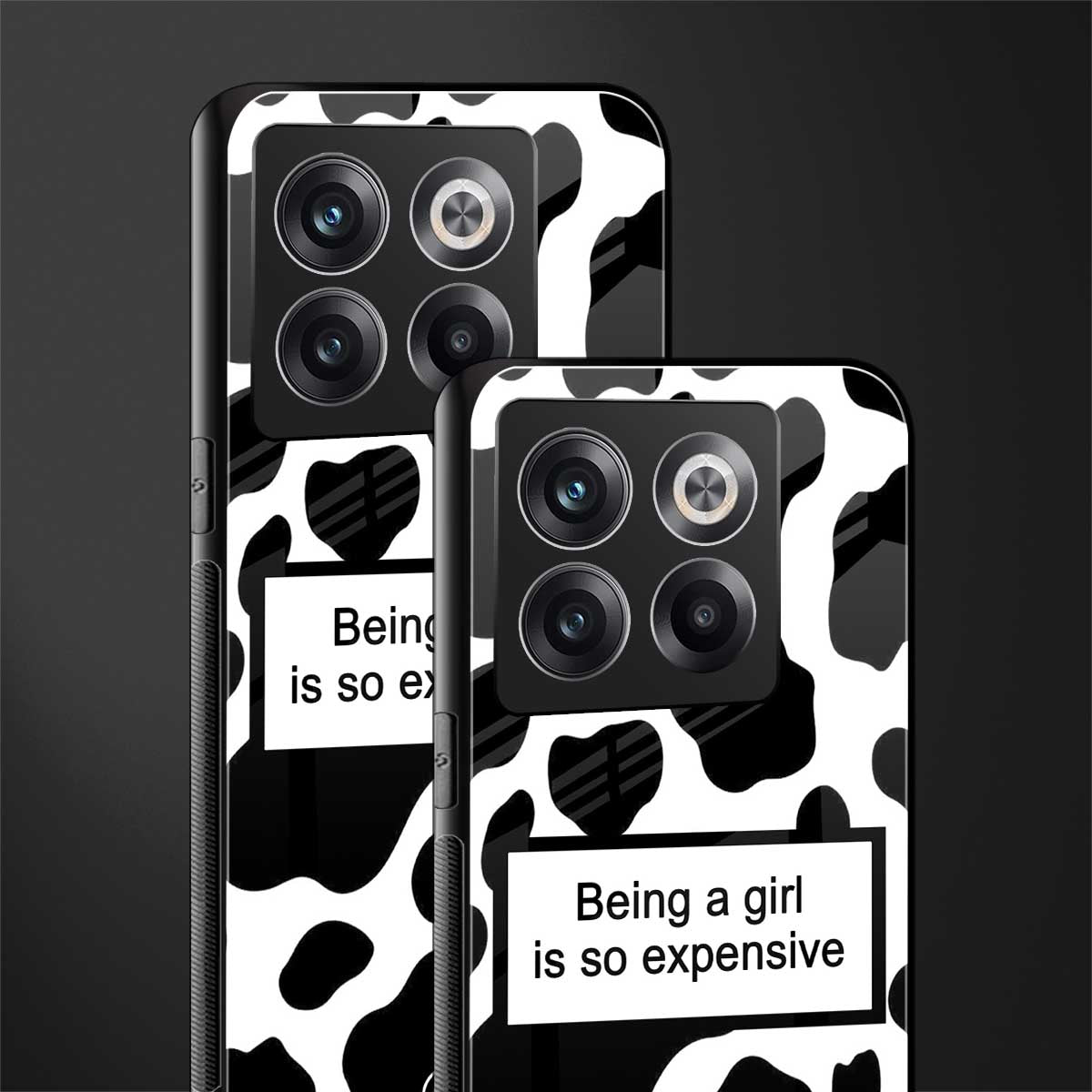 expensive girl back phone cover | glass case for oneplus 10t