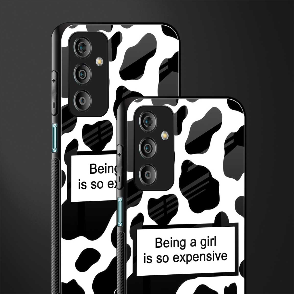 expensive girl back phone cover | glass case for samsung galaxy f23 5g