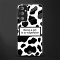 expensive girl back phone cover | glass case for samsung galaxy f23 5g