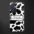 expensive girl back phone cover | glass case for oneplus 9