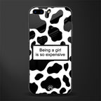 expensive girl glass case for iphone 8 plus image