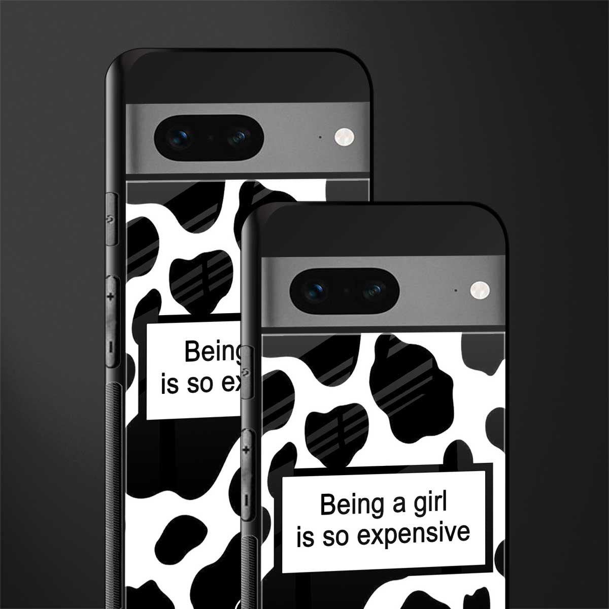 expensive girl back phone cover | glass case for google pixel 7