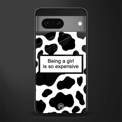 expensive girl back phone cover | glass case for google pixel 7