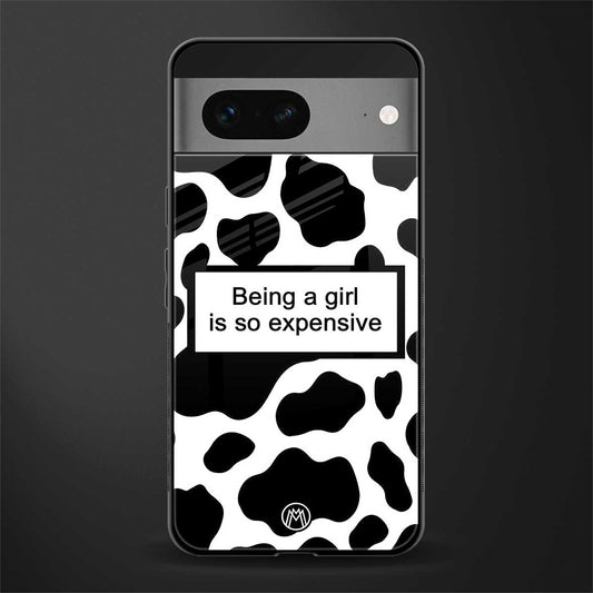 expensive girl back phone cover | glass case for google pixel 7