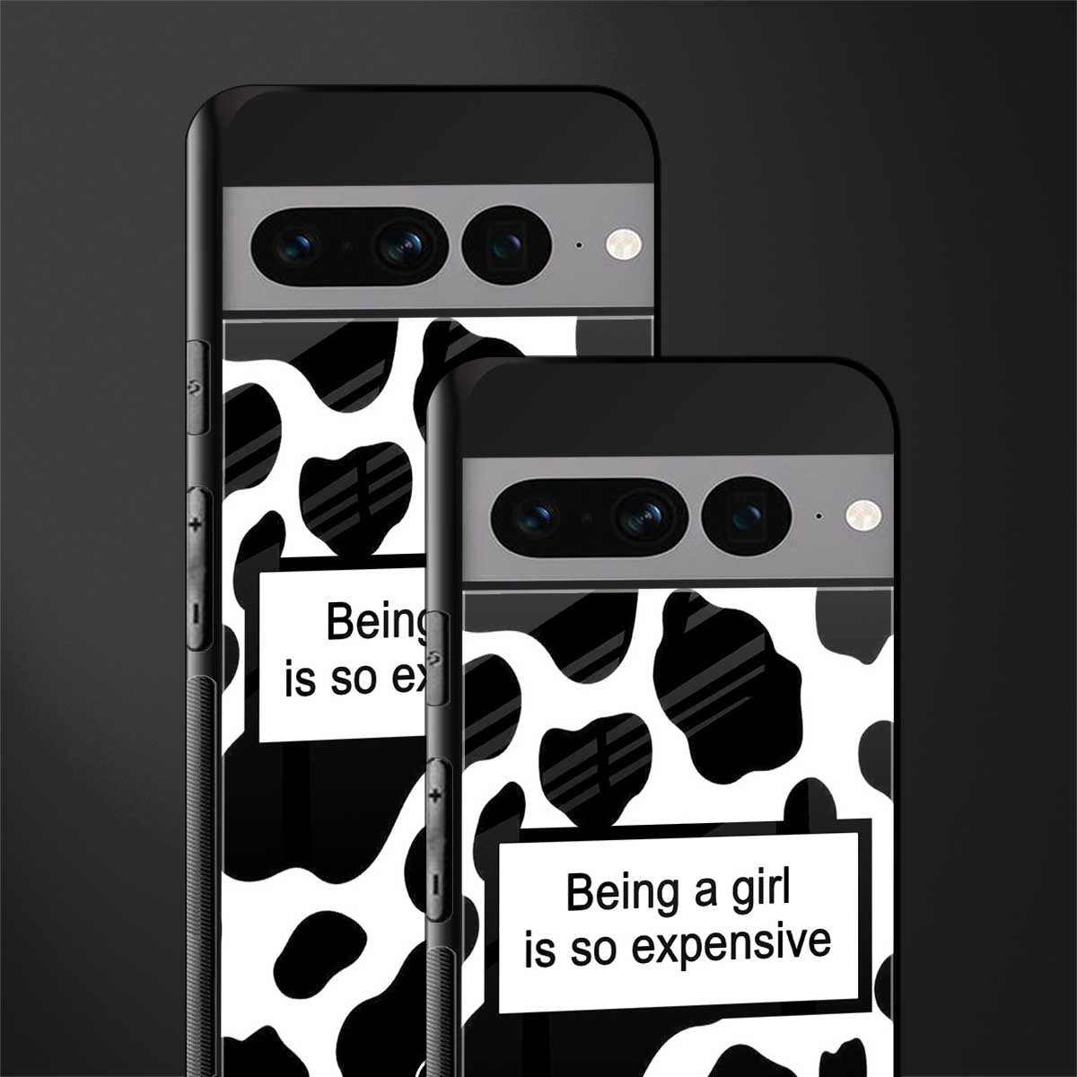 expensive girl back phone cover | glass case for google pixel 7 pro