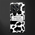 expensive girl back phone cover | glass case for oneplus 11