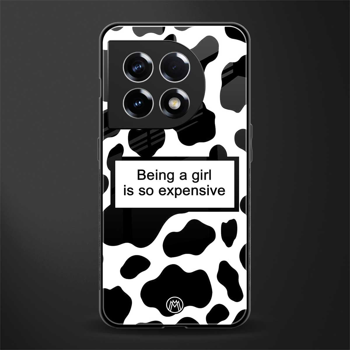 expensive girl back phone cover | glass case for oneplus 11