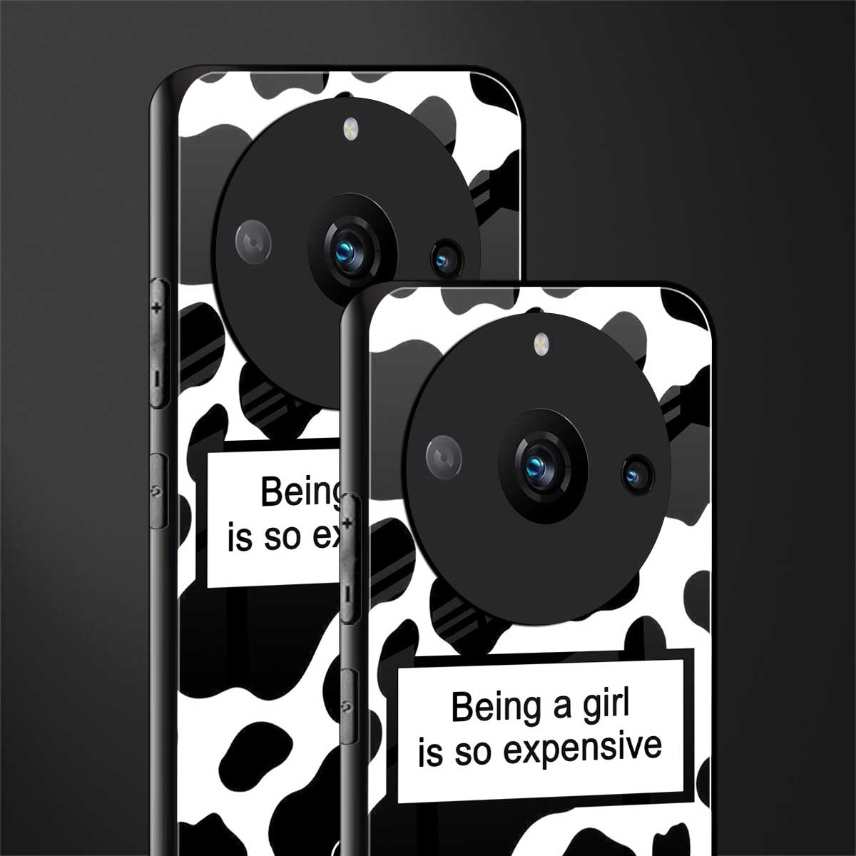expensive girl back phone cover | glass case for realme 11 pro 5g