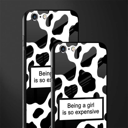 expensive girl glass case for iphone 6 image-2