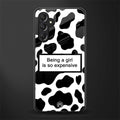 expensive girl back phone cover | glass case for samsun galaxy a24 4g