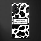 expensive girl back phone cover | glass case for samsun galaxy a24 4g