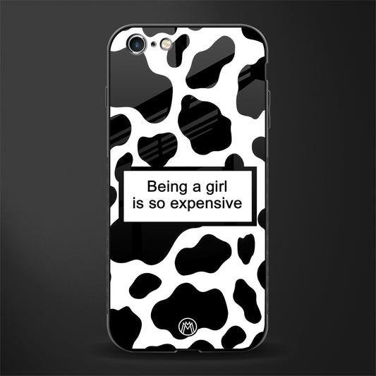 expensive girl glass case for iphone 6s plus image