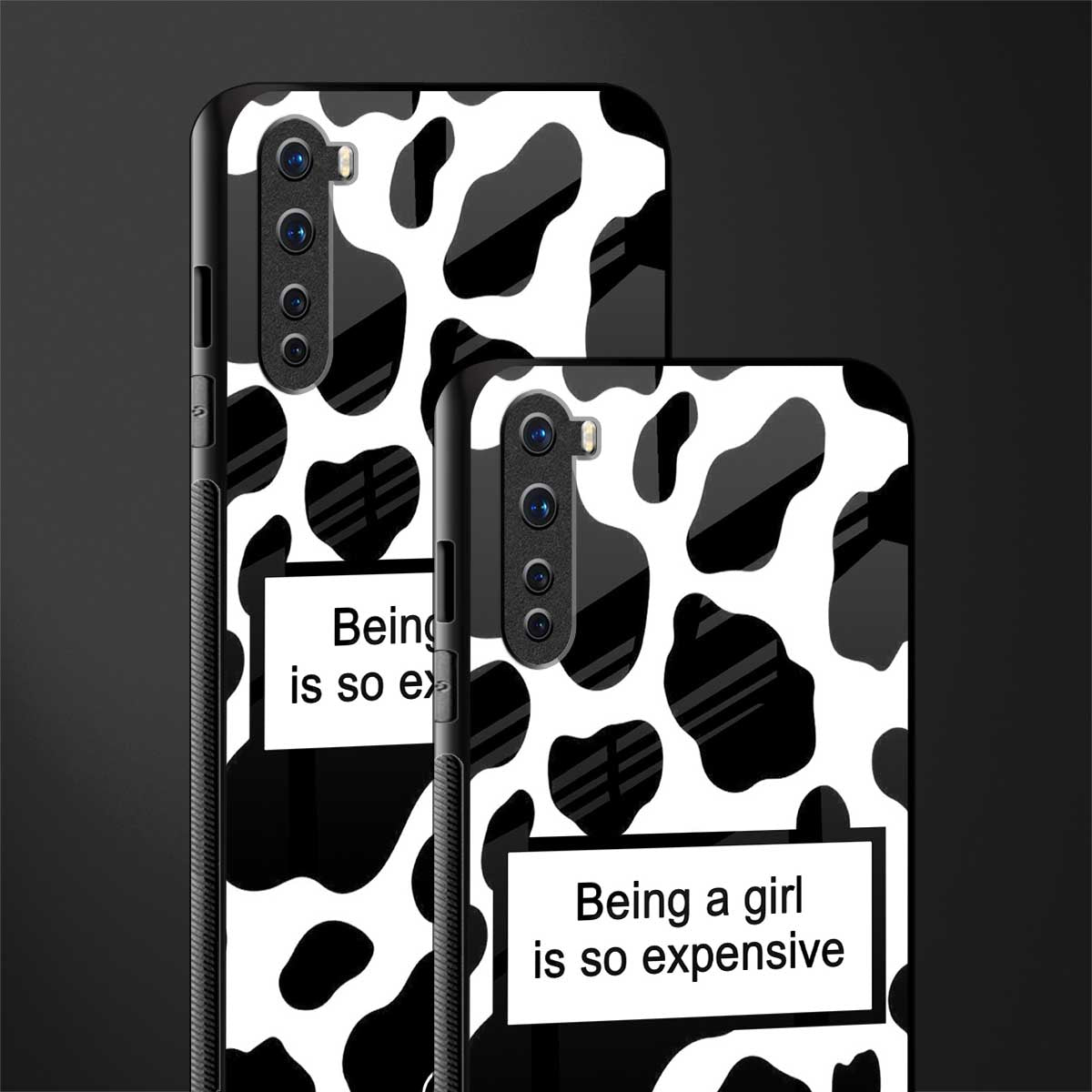 expensive girl glass case for oneplus nord ac2001 image-2